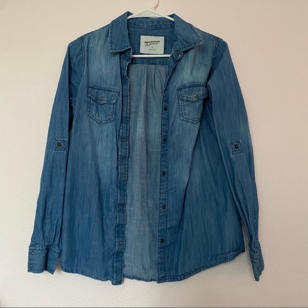 Arizona Jean Co denim button up